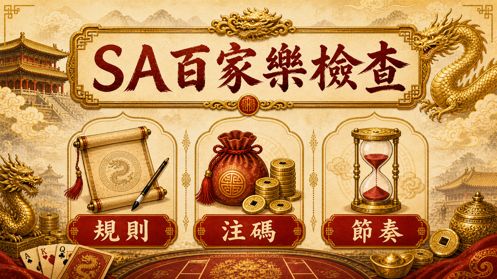 SA 百家樂怎麼判斷？先看規則、注碼與節奏的安全檢查