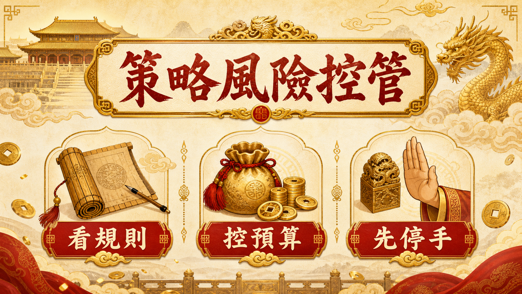 3A娛樂城策略風險控管圖，提醒看規則、控預算與先停手