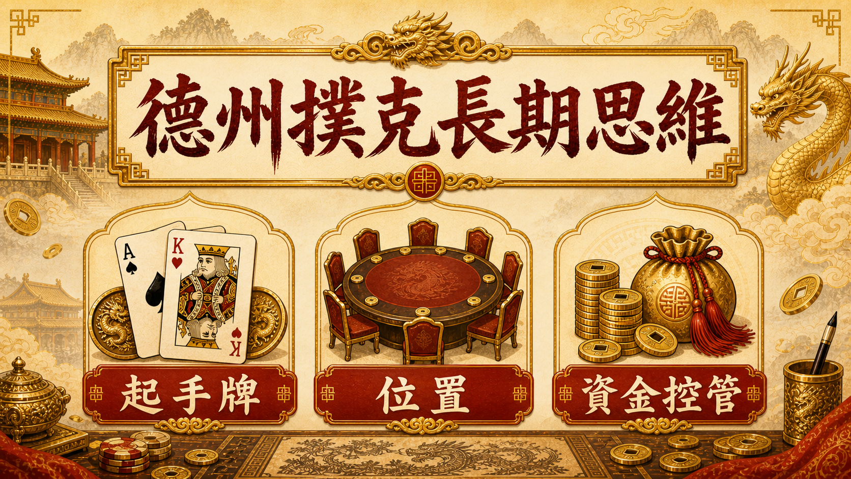 德州撲克長期思維：起手牌、位置與資金控管完整指南