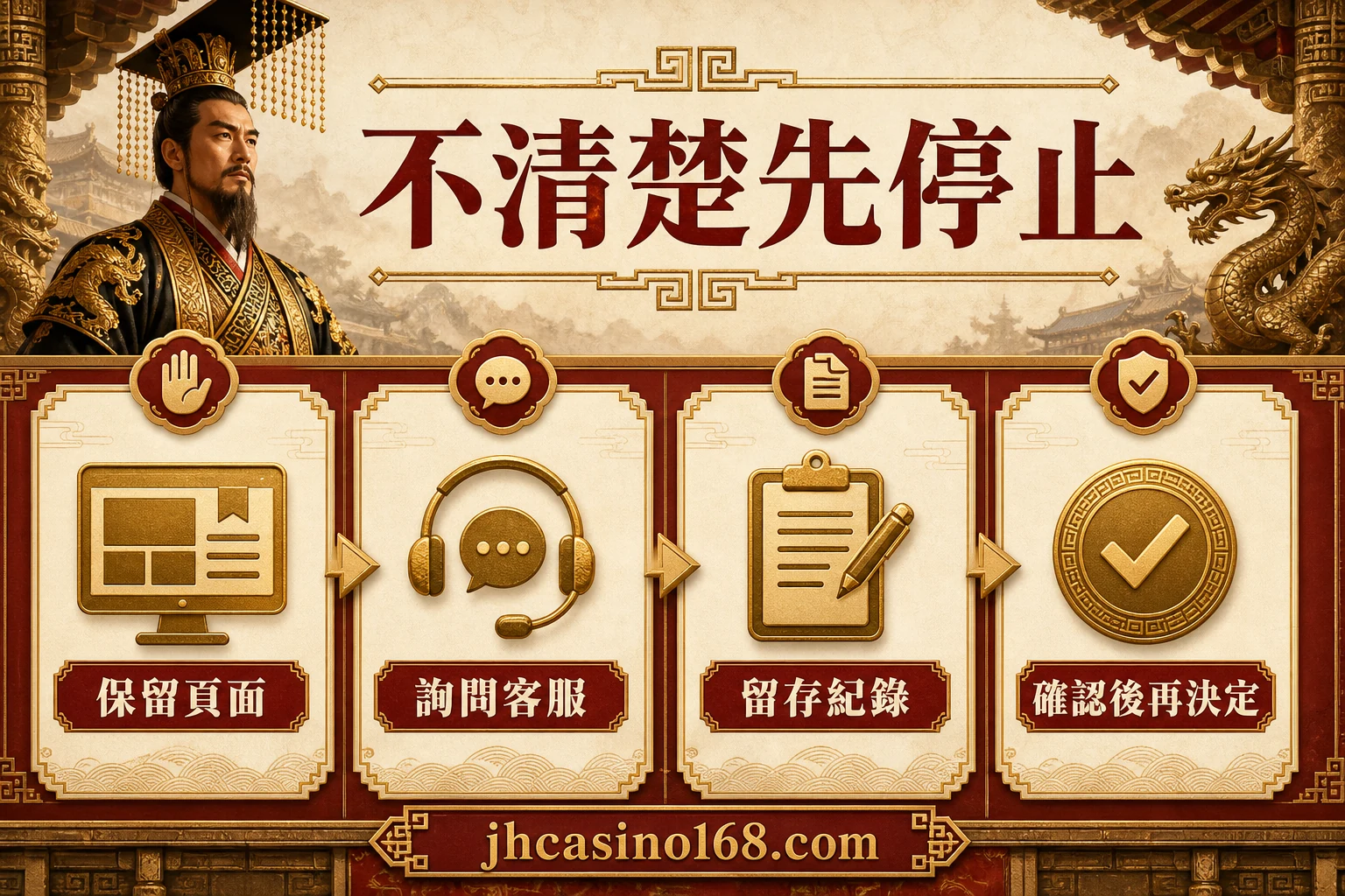 不清楚先停止資訊圖