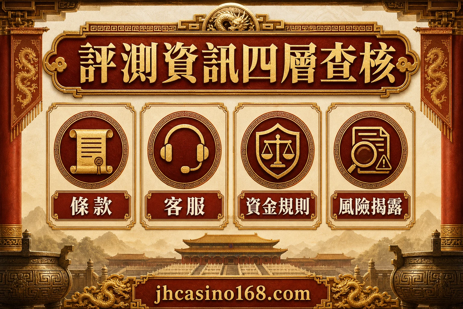 評測資訊四層查核資訊圖