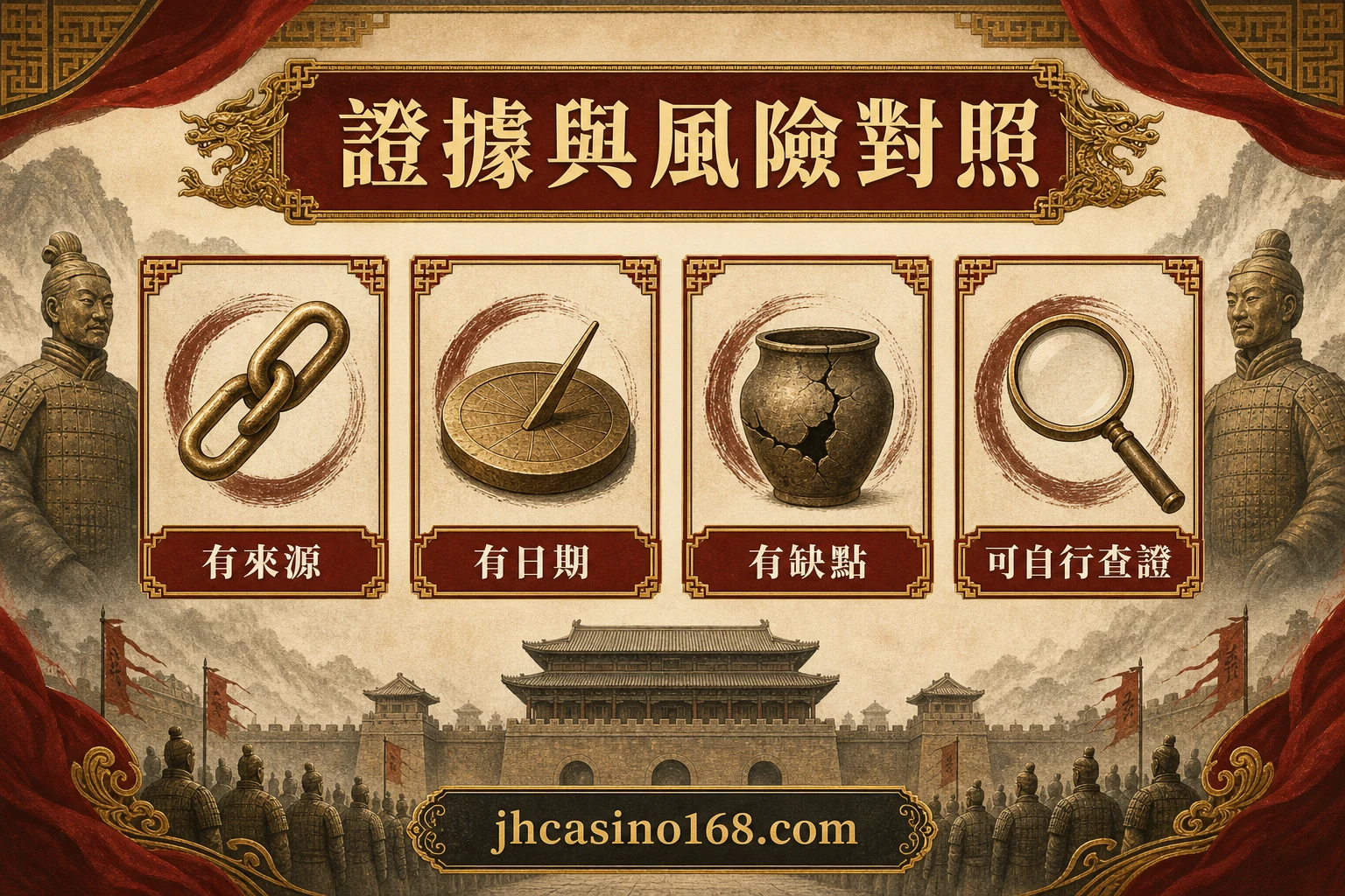 證據與風險對照資訊圖