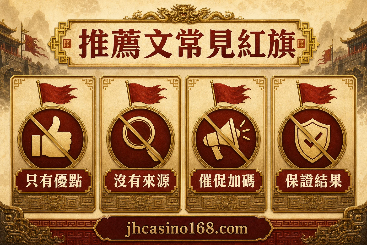 推薦文常見紅旗資訊圖